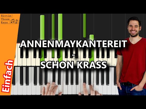Schon krass - AnnenMayKantereit | Piano Tutorial | German