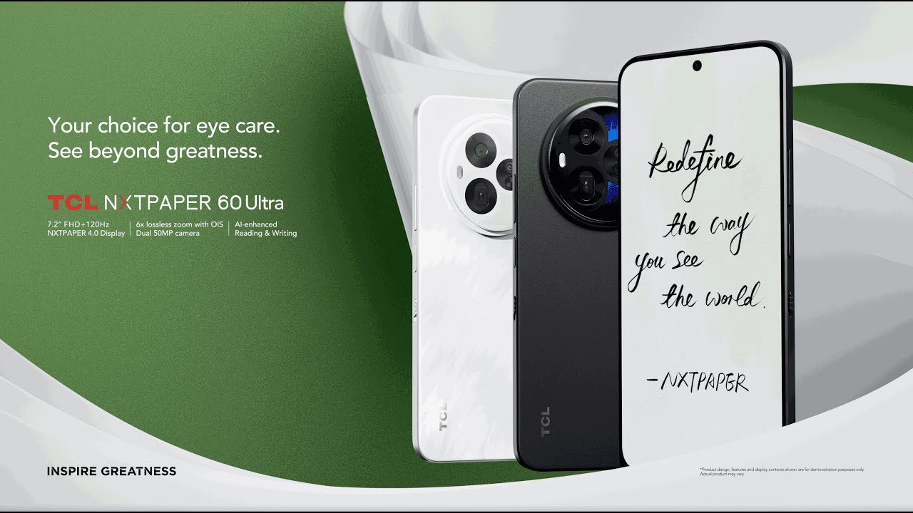 TCL Unveils Nxtpaper 60 Ultra at IFA 2025, Prioritizing Eye Comfort with Advanced Display Technology