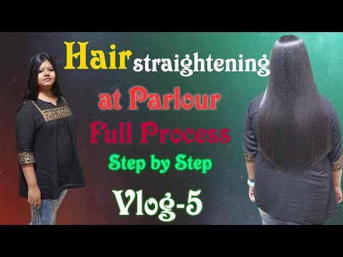 Hair Straightening full Process | Step by step | TheBloggerani