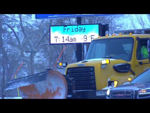 02-12-2021 - Rapid City, SD - Subzero Temp Signs and Plows