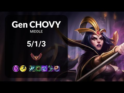 Gen Chovy LeBlanc vs Vladimir MIDDLE - KR  Patch 13.16