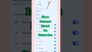 Download lagu How to show interest speed on status bar || Internet speed ko enable kaisa kara ||#shorts#viral mp3