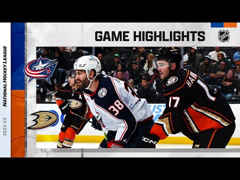 Blue Jackets @ Ducks 3/17 | NHL Highlights 2023