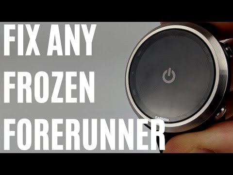 Fix Frozen Garmin Forerunner Watch - 35, 45, 235, 245, 645, 935, 945, and More