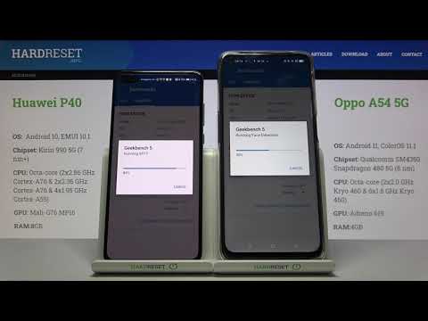 Benchmark Test on Huawei P40 vs OPPO A54 5G – Geekbench 5 OpenCL GPU Bench