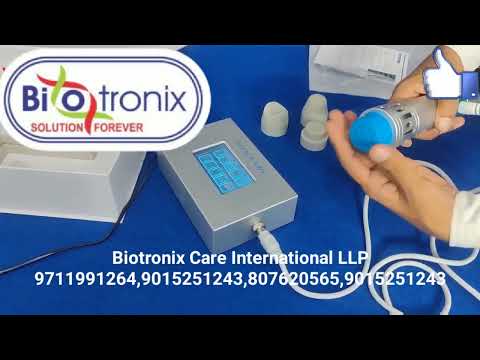 Biotronix Portable Extracorporeal Shock Wave Machine Touch Screen Therapy Pain Relief ED Treatment