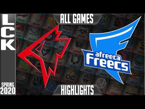 GRF vs AF Highlights ALL GAMES | LCK Spring 2020 W1D2 | Griffin vs Afreeca Freecs