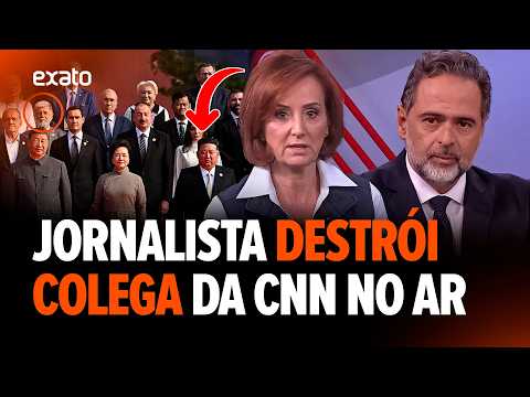 CNN Journalist Embarrassed Live - Celso Amorim and Lula are Allies of Dictators - Putin