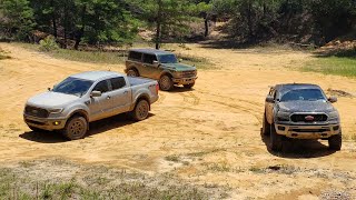 Ford Ranger Going Airborne | Offroading Ocala National Forest