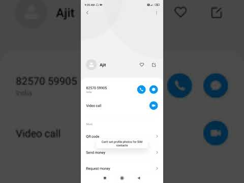 Fix Redmi Note 9 Pro Can't Set Profile Photos For Sim Contacts Problem Solved