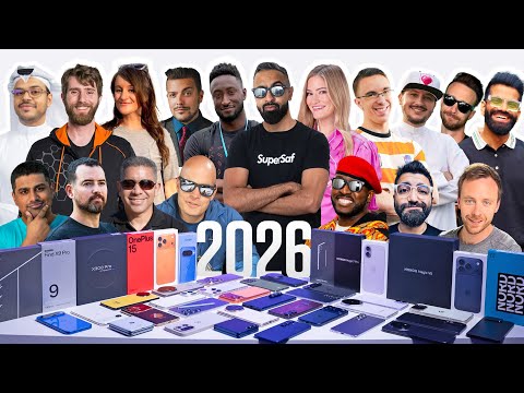 Which SMARTPHONES Do We Actually Use? 2026 Edition ft. MKBHD, Linus Tech Tips + More