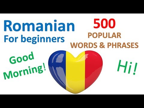 Romanian for Beginners | 500 Popular Words & Phrases