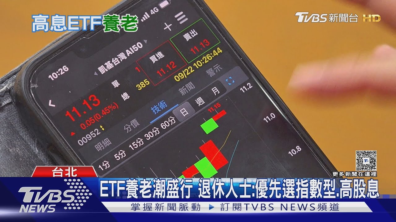 全民瘋股市 ETF養老潮盛行 盼穩定領息退休