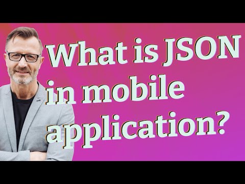 What is JSON in mobile application?