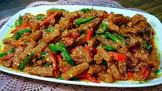 Tumis Kikil Sapi Pedas Manis, Bikin Makan Nasi Makin Lahap