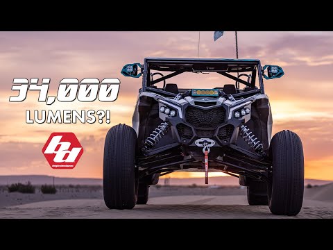 CANAM X3 TOTAL LIGHT LUMENS WITH BAJA DESIGNS | CHUPACABRA OFFROAD