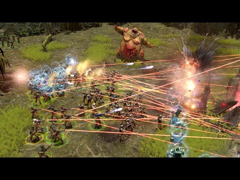 Dark Angels and Imperial Guard vs Black Legion - Eternal Mod - Warhammer 40K DOW 2 Retribution