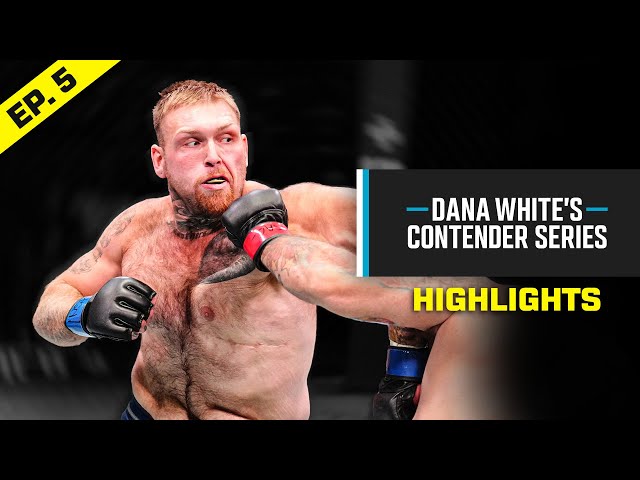 Every Knockout from DWCS Week 5 | Five New UFC Signings