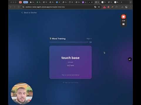 Wordzzz Buddy - AI Voice Agent to learn languages