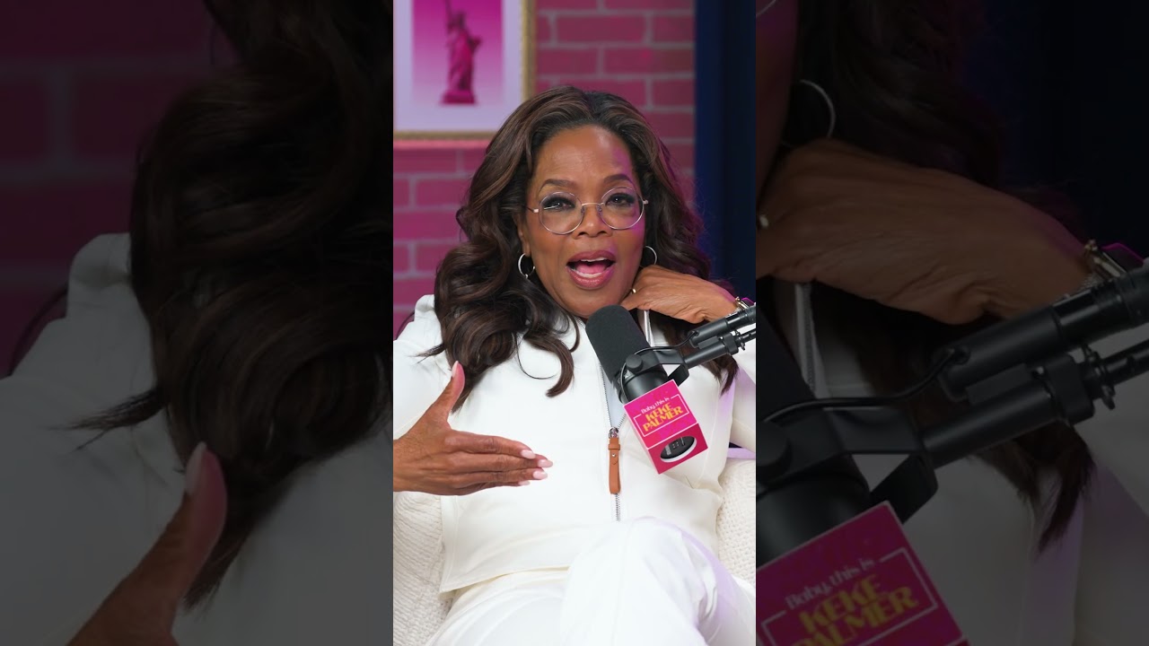 Oprah said, "I'm not by myself. I'm with myself."