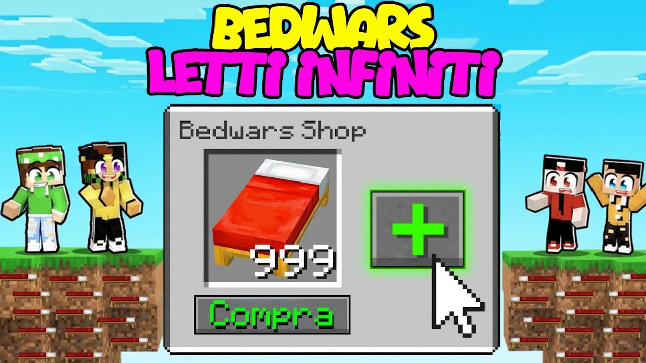 BEDWARS 2 vs 2 MA PUOI COMPRARE TUTTI I LETTI CHE VUOI- MARCY NICO VS BADDI LOCO  MINECRAFT ITA