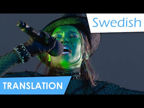 Defying Gravity | solo (Swedish) Lyrics & Translation