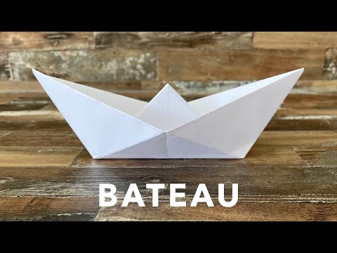 Comment faire un Bateau en papier - Origami Bateau Facile