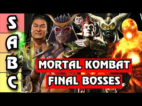 The ULTIMATE Mortal Kombat FINAL BOSS Tier List