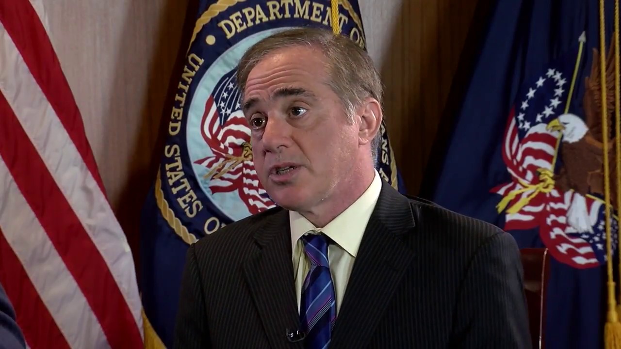 Then-Department of Veterans Affairs Secretary David Shulkin
