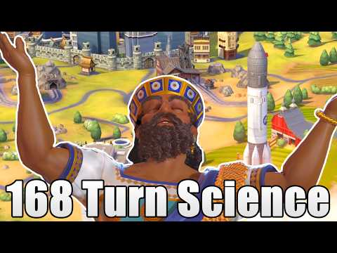 Tokyo Drifting spaceships in Civ 6 to win a 168 turn Science victory