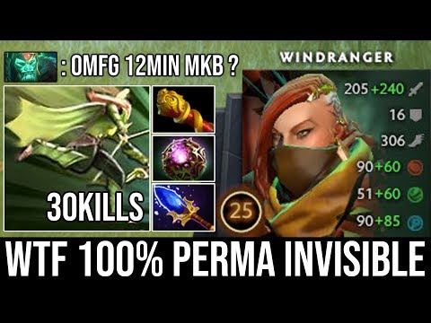 WTF Perma Invis OC + Scepter Windranger | 12Min Monkey King Bar Crazy 30Kills by 9500 MMR God Bryle