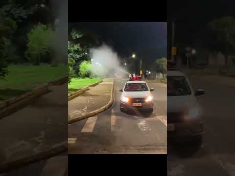Carro Fumacê contra a dengue zika e chikungunya em Jaú - SP