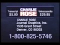PBS Charlie Rose 1994 1995 Funding Credits