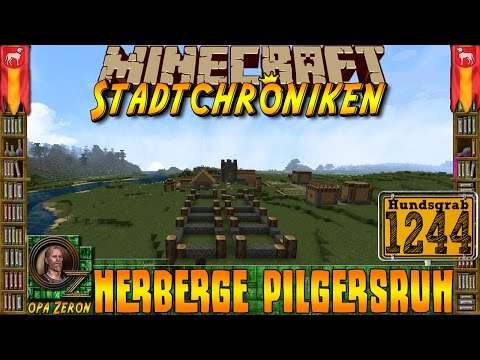 Minecraft #1244 -Stadtchroniken- Herberge Pilgersruh [HD+Deutsch]