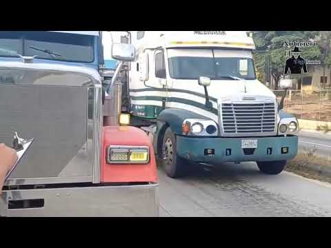 Accidente de tráiler en Sanarate, El Progreso