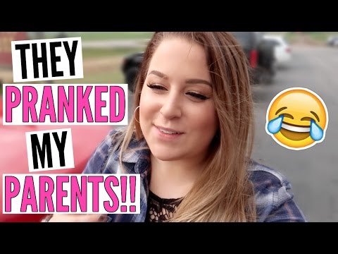 THEY PRANKED MY PARENTS!!