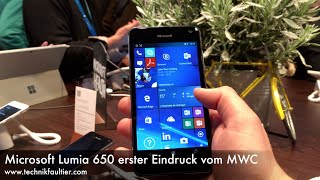 Microsoft Lumia 650 erster Eindruck vom MWC