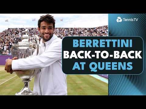 When Berrettini Overcame Injury And Went Back-To-Back At Queens 👑💪