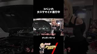 コペンのカスタマイズ進行中