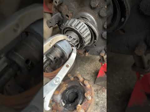 Bearing stuck on spindle