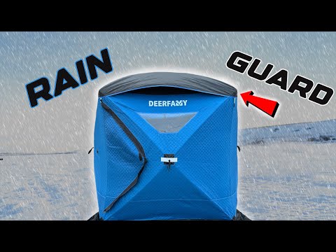 Water Proof Ice Fishing Tent UPGRADED Insulated Shelter DEERFAMY