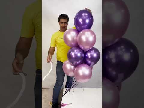 No sufras si no consigues helio mira esta tremenda idea.. #decoracion #ideas #foryou #balloons