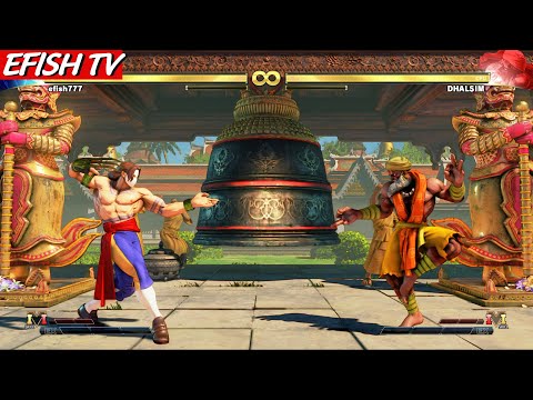 Vega vs Dhalsim (Hardest AI) - Street Fighter V