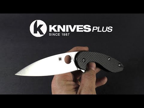 Spyderco Sliverax C228CFP Knife - Paul Alexander Design - "Walk-Around" - Knives Plus