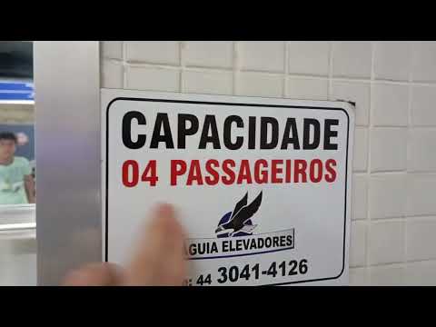 2001 ThyssenSÛR (mod. and refurbished) MRL Traction Elevator in Maringá Regional Airport