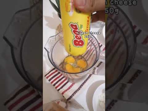 Burnt cheesecake mudah guna airfyer & fresh milk