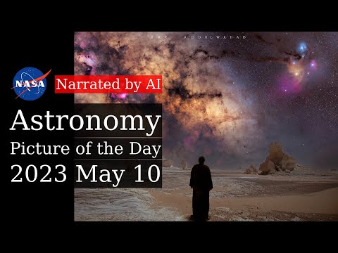 APOD: 2023-05-10 - Milky Way over Egyptian Desert (Narrated by Salli)