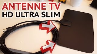 TEST D'UNE ANTENNE TV TNT HD ULTRA SLIM | EST-CE QUE CA MARCHE VRAIMENT ? 📺