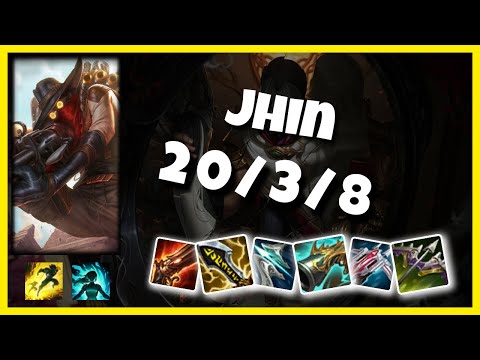 Jhin vs Aphelios BR Challenger BOT (20/3/8) - v11.3