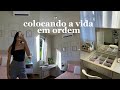 ORGANIZANDO MEU QUARTO Escrivaninha Penteadeira Roupas Limpeza Completa